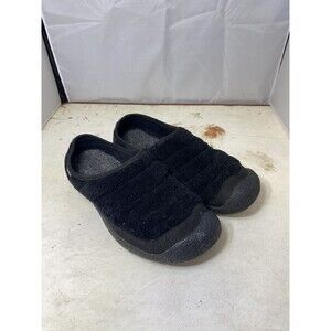 Keen Women's Size 8.5 Black Howser Wool Slides Slip On Slippers